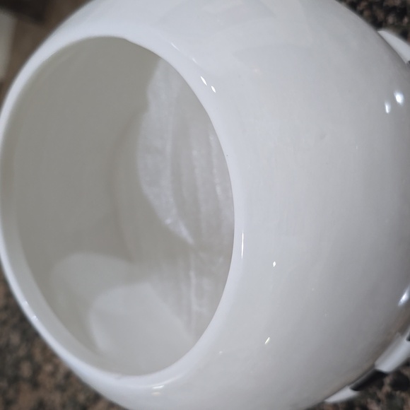 RARE ~BRAND NEW! MC Inspired Festive Snowman Cookie Jar with Red Bow - Picture 3 of 4